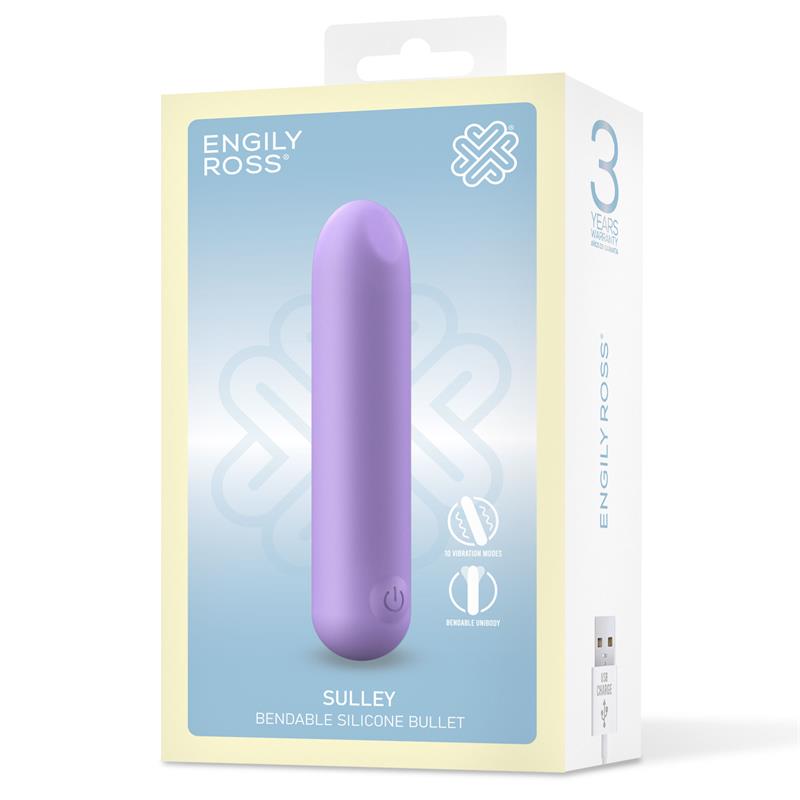ENGILY ROSS SULLEY BALA VIBRADORA DE SILICONE UNIBODY FLEXÍVEL USB