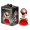 PLUG ANAL AFTERDARK ROSÉ OURO COM ROSA VERMELHA