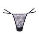 TANGA DE RENDA PRETA TAM. ÚNICO