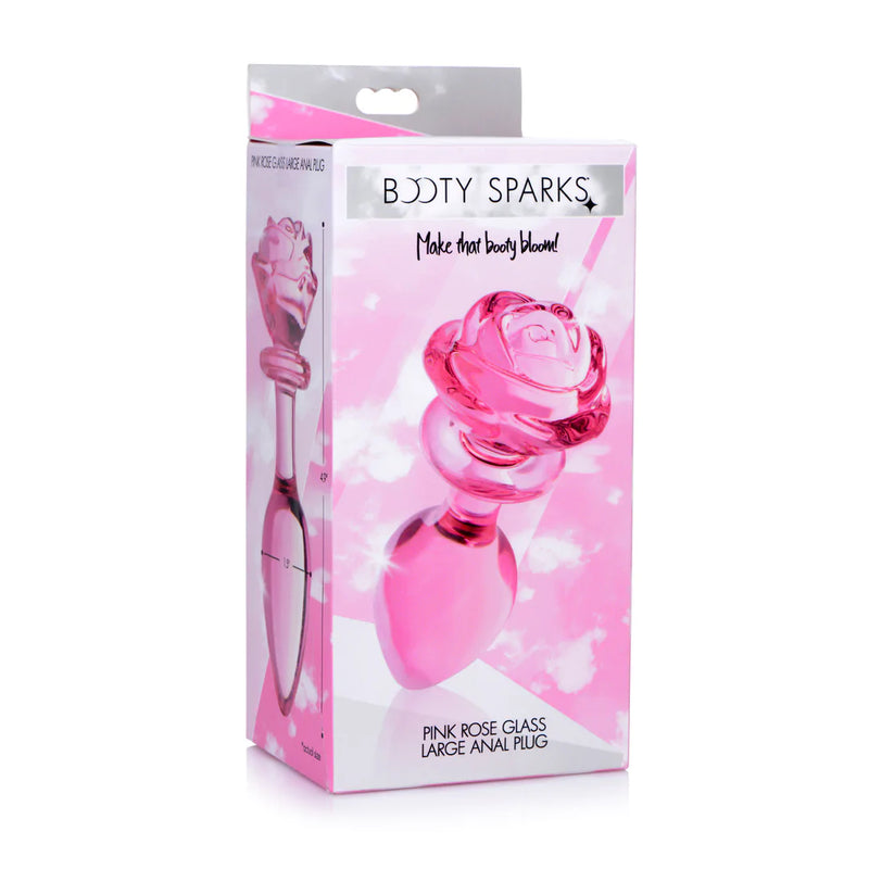 PLUG ANAL DE CRISTAL ROSA