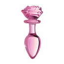 PLUG ANAL DE CRISTAL ROSA