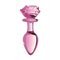 PLUG ANAL DE CRISTAL ROSA