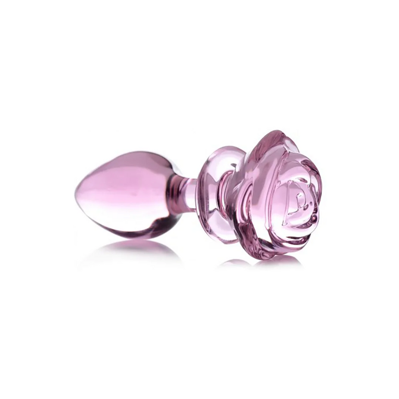 PLUG ANAL DE CRISTAL ROSA