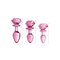 PLUG ANAL DE CRISTAL ROSA