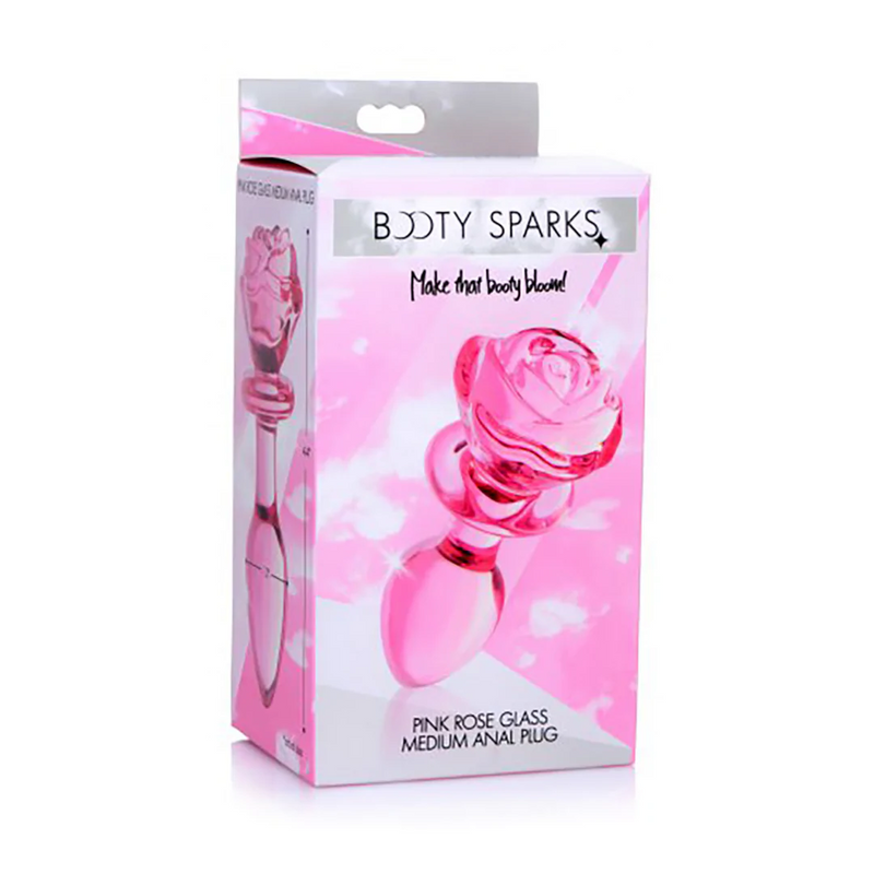PLUG ANAL DE CRISTAL ROSA