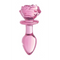 PLUG ANAL DE CRISTAL ROSA