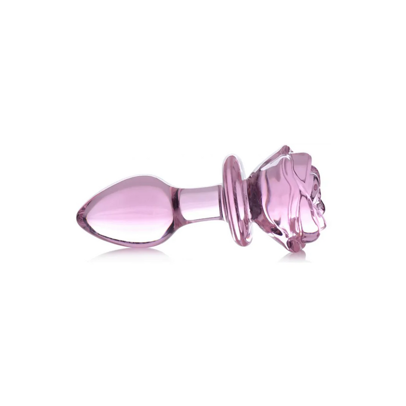 PLUG ANAL DE CRISTAL ROSA