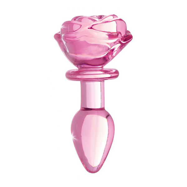 PLUG ANAL DE CRISTAL ROSA