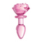 PLUG ANAL DE CRISTAL ROSA