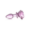 PLUG ANAL DE CRISTAL ROSA
