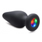 PLUG EM SILICONE COM LUZ LED