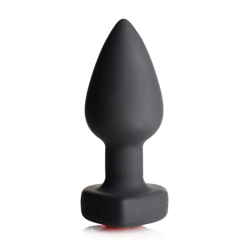 PLUG EM SILICONE COM VIBRAÇÃO E CONTROLO REMOTO