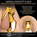 JAULA DE CASTIDADE BANHADO A OURO 18K DOURADO
