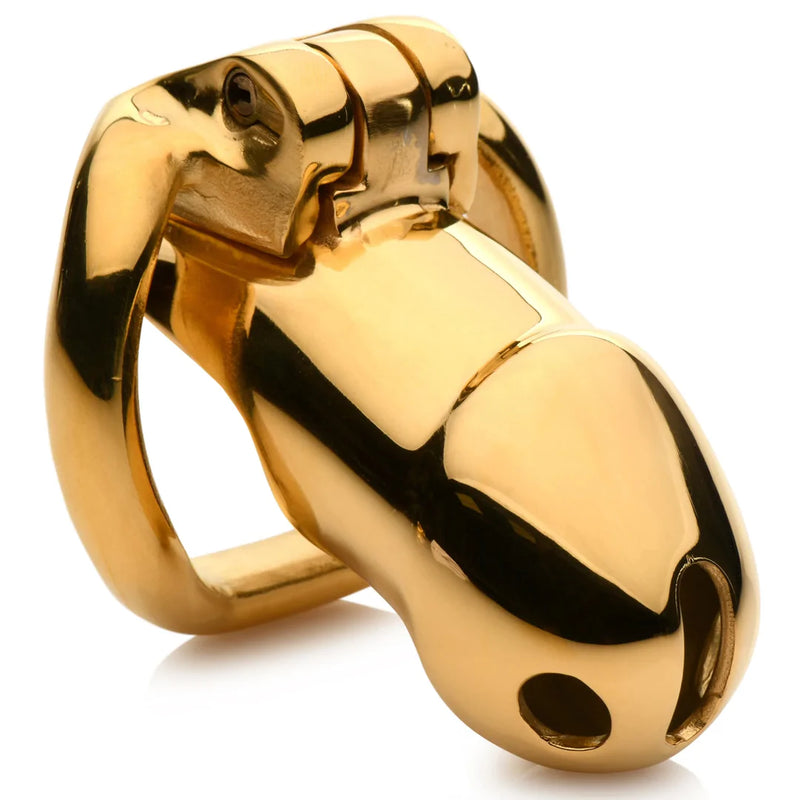 JAULA DE CASTIDADE BANHADO A OURO 18K DOURADO