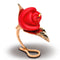 VELA PARA BDSM ROSA COM SUPORTE DOURADO