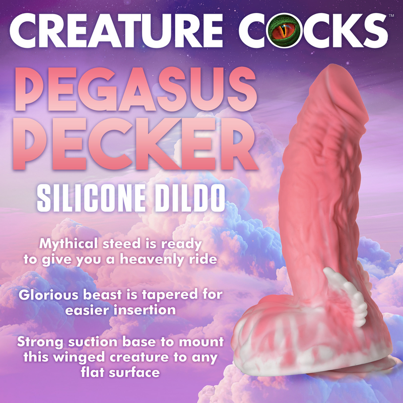 DILDO DE PÉGASO COM ASAS