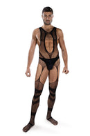 CATSUIT PRETO TAM. ÚNICO