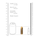 BALA VIBRATÓRIA RECARREGÁVEL BE GOOD TONIGHT DOURADA