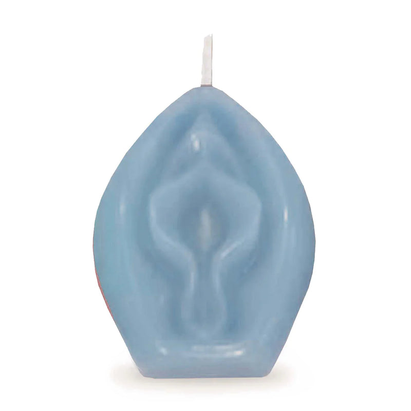 VELA EM FORMA DE VAGINA COM AROMA BAUNILHA