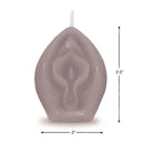VELA EM FORMA DE VAGINA COM AROMA BAUNILHA