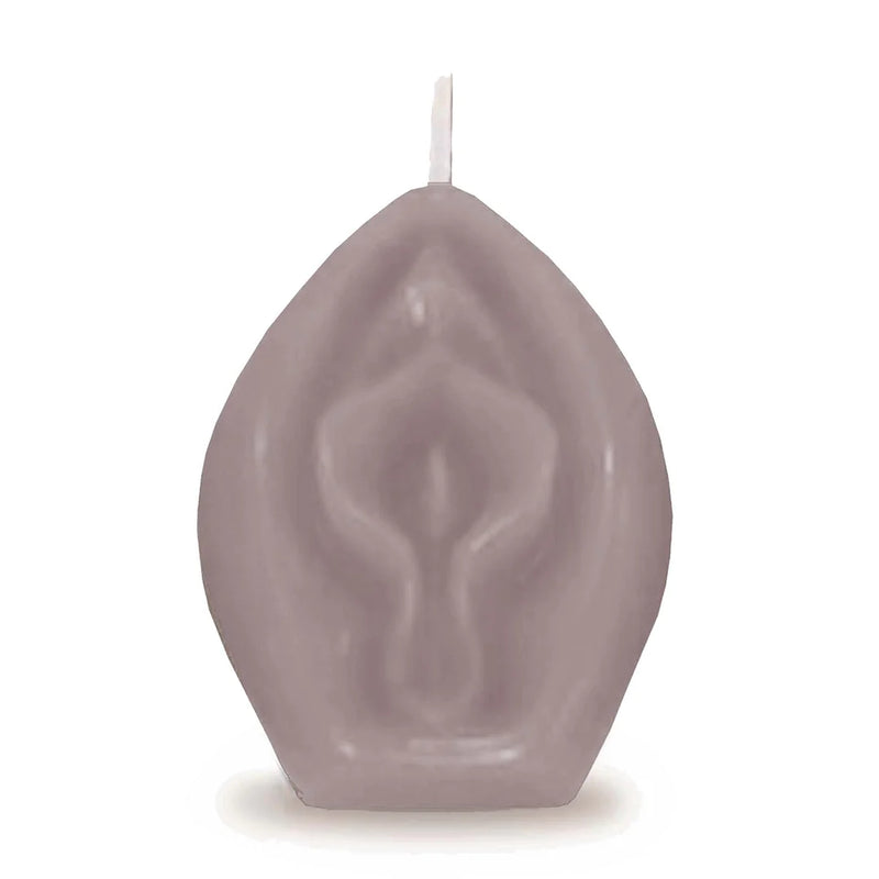 VELA EM FORMA DE VAGINA COM AROMA BAUNILHA