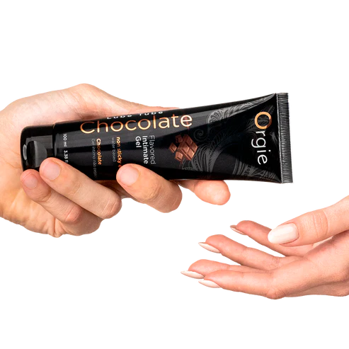 LUBRIFICANTE COMESTÍVEL LUBE TUBE CHOCOLATE 100ML