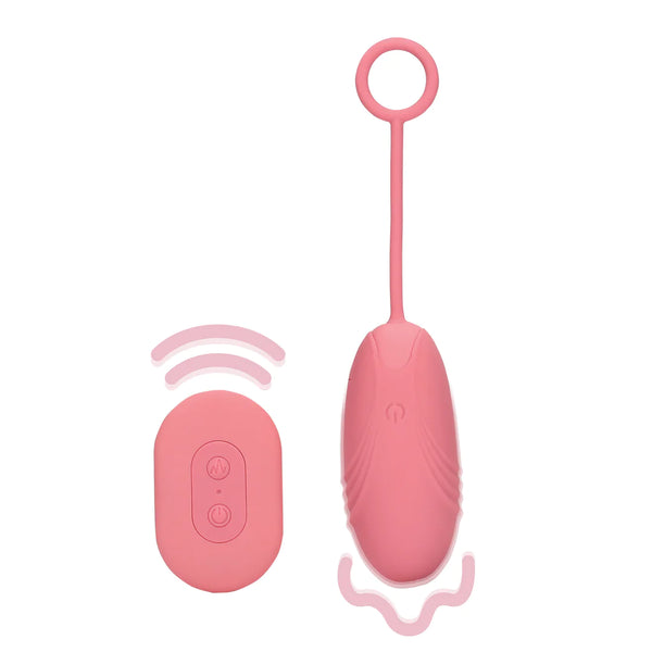 OVO VIBRATÓRIO COM COMANDO ULTRA SOFT SILICONE PINK ARABESQUE LOVELINE