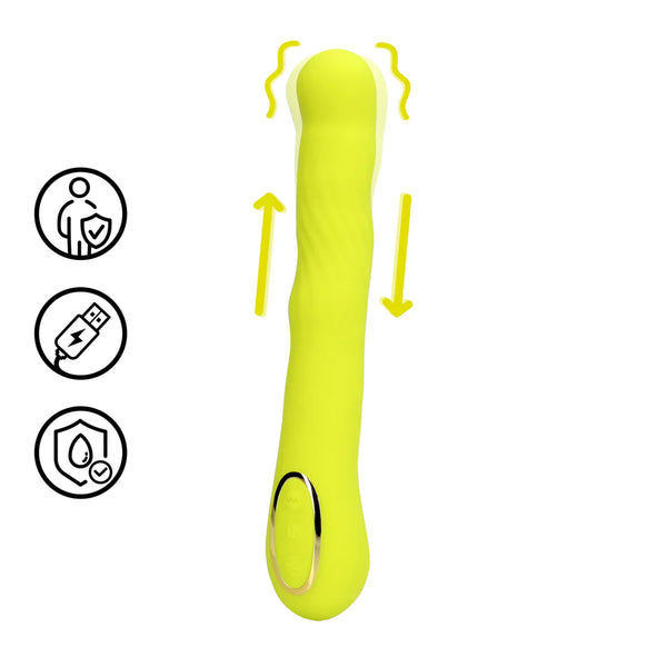 VIBRADOR PARA PONTO G WIGGLE LIME PASSION LOVELINE