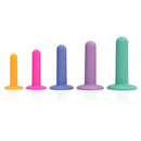 CONJUNTO DE 5 DILATADORES VAGINAIS EM SILICONE