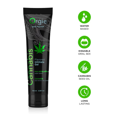 LUBRIFICANTE LUBE TUBE CANNABIS 100 ML