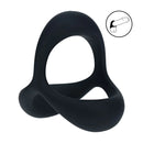 ANEL PARA O PÉNIS EM SILICONE TRI O ERGO PRETO