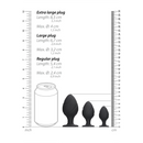 KIT DE 3 PLUGS EM SILICONE