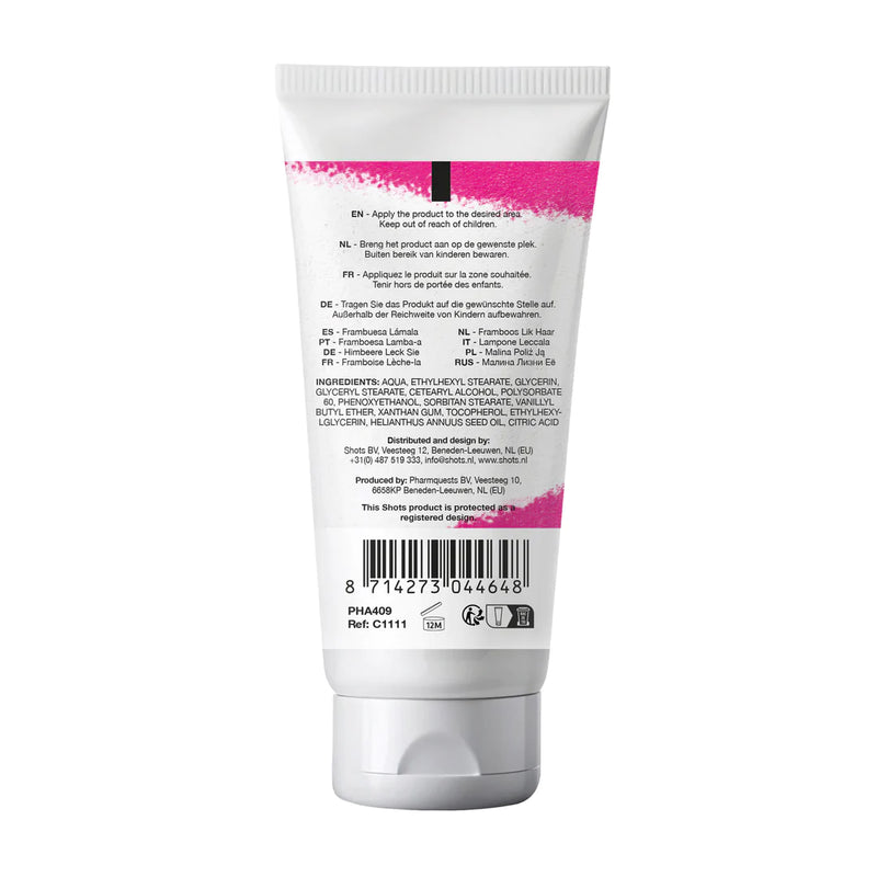 LUBRIFICANTE COMESTÍVEL COM SABOR A FRAMBOESA 50ML