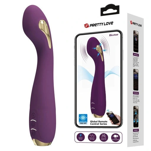 VIBRADOR HECTOR COM ELETROESTIMULAÇÃO E APP