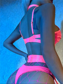 CONJUNTO ROSA NEON