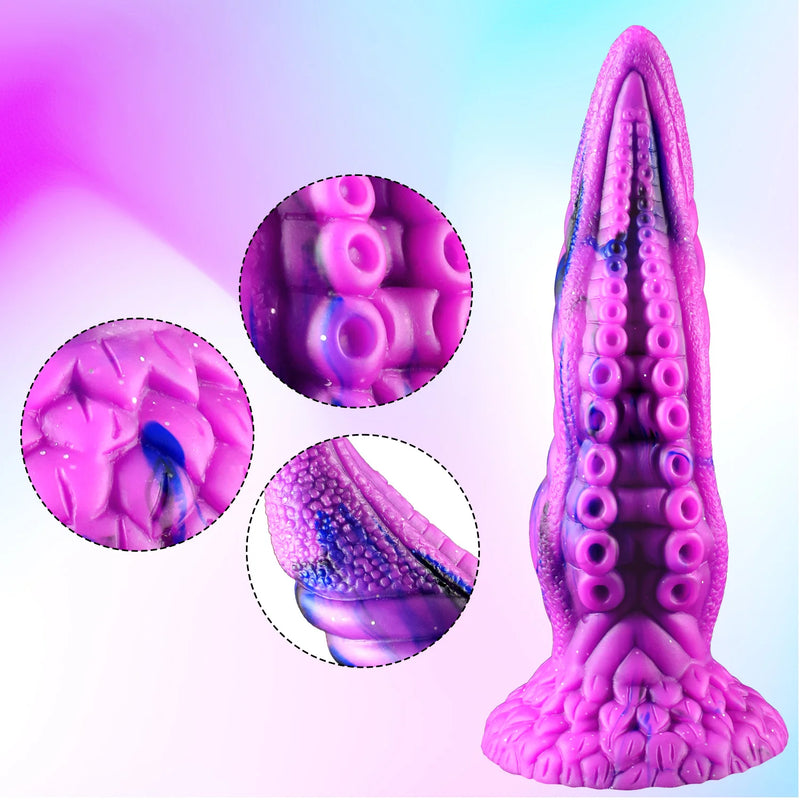 DILDO POLVO COLORIDO E COM BRILHANTES