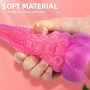 DILDO DE SILICONE DE TENTÁCULO DE POLVO