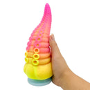 DILDO DE SILICONE DE TENTÁCULO DE POLVO