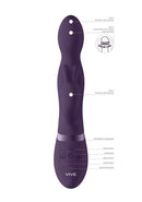 VIBRADOR NIVA ROTATING RABBIT VIVE