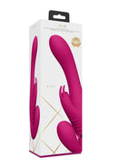 STRAP-ON SEM ARNÊS SUKI VIBRATING RABBIT ROSA VIVE