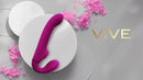 STRAP-ON SEM ARNÊS AI DUAL VIBRATING AIR WAVE TICKLER VIVE