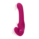 STRAP-ON SEM ARNÊS AI DUAL VIBRATING AIR WAVE TICKLER VIVE