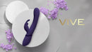 VIBRADOR MIKA TRIPLE VIBRATING MOTOR RABBIT AND FLAPPING STIMULATOR VIVE