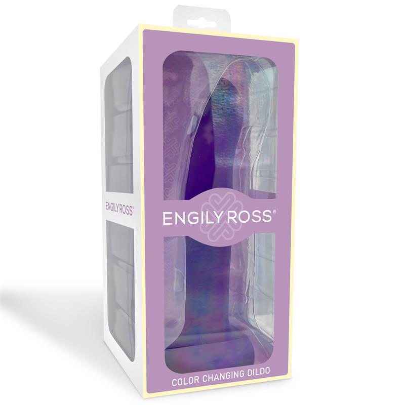 DILDOX BY ENGILY ROSS DILDO QUE MUDA DE COR DE PÚRPURA PARA ROSA