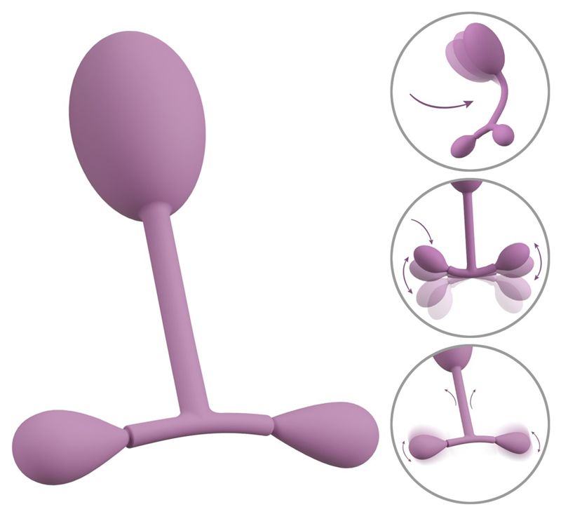 TREINADOR VAGINAL COM PESOS SALTITANTES