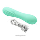 VIBRADOR ALEXISROSE VERDE EM SILICONE