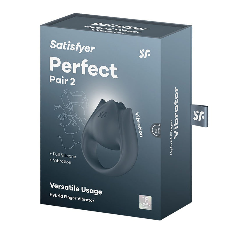 ANEL PARA O PÉNIS COM VIBRAÇÃO PERFECT PAIR 2 SATISFYER