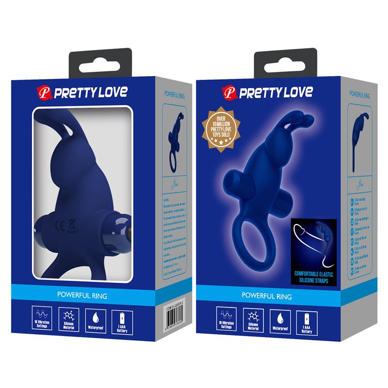 ANEL PENIANO PRETTY LOVE COM VIBRAÇÃO PENIS RING I