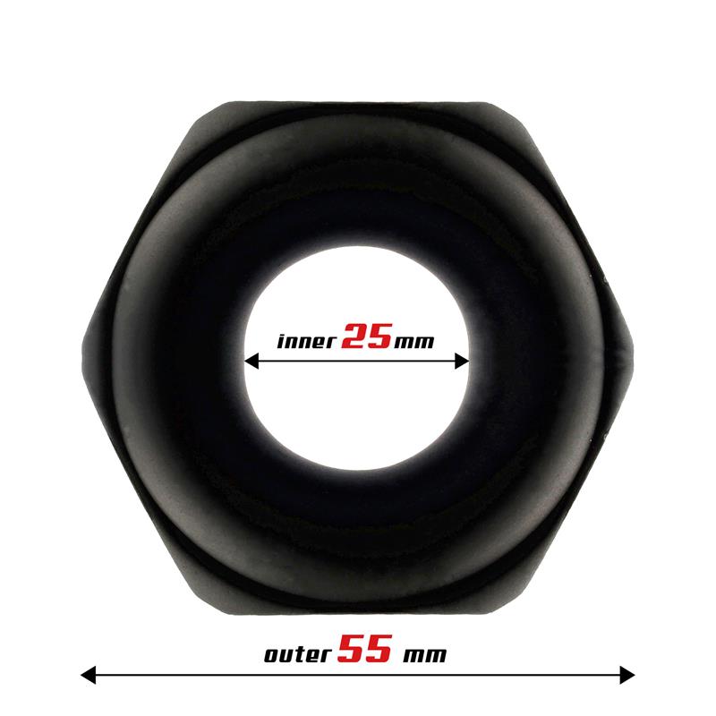 ANEL DE SILICONE PARA PÉNIS 25 MM