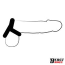 ANEL TRIPLO PARA PÉNIS E TESTÍCULOS 4,5CM